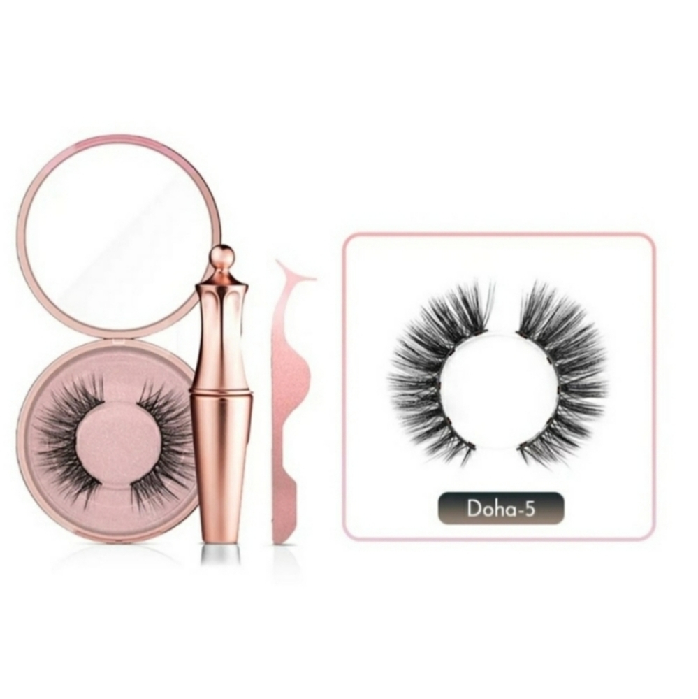 Magnetic False Eyelashes & Eyeliner Set - Picture 2 of 6
